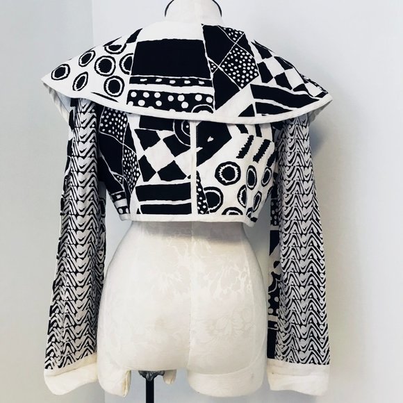 Vintage 90s 6 Linen Art Print Hip Hop 2 Piece Set - Picture 11 of 16